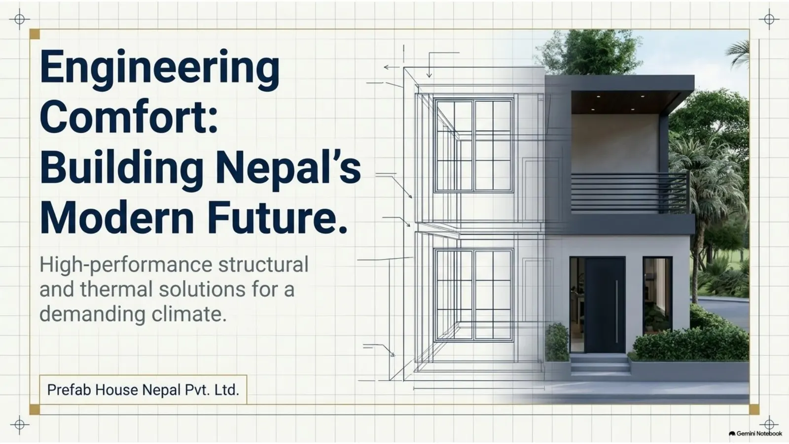 Prefab House Nepal modern prefabricated construction project