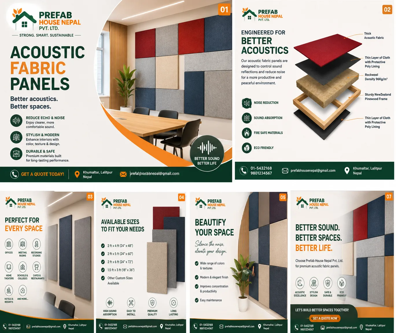 Acoustic panel products and installation