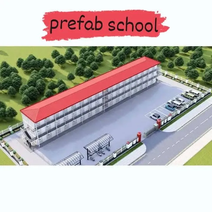 2.5-Floor Prefab School project visual 2